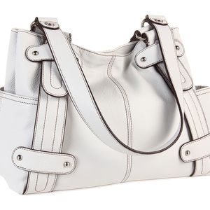 Tignanello Perfect 10 Studded Shopper White NWT
